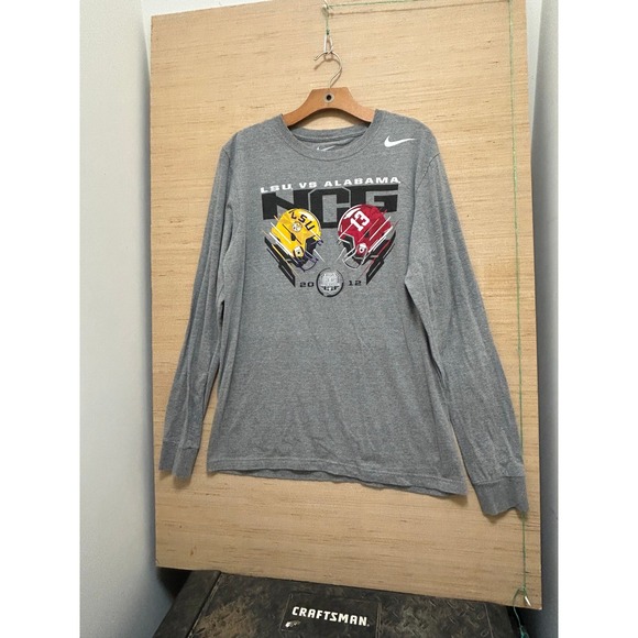 Nike Other - Nike LSU Tigers vs Alabama NCG‎ 2012 Football Long Sleeve Shirt Large